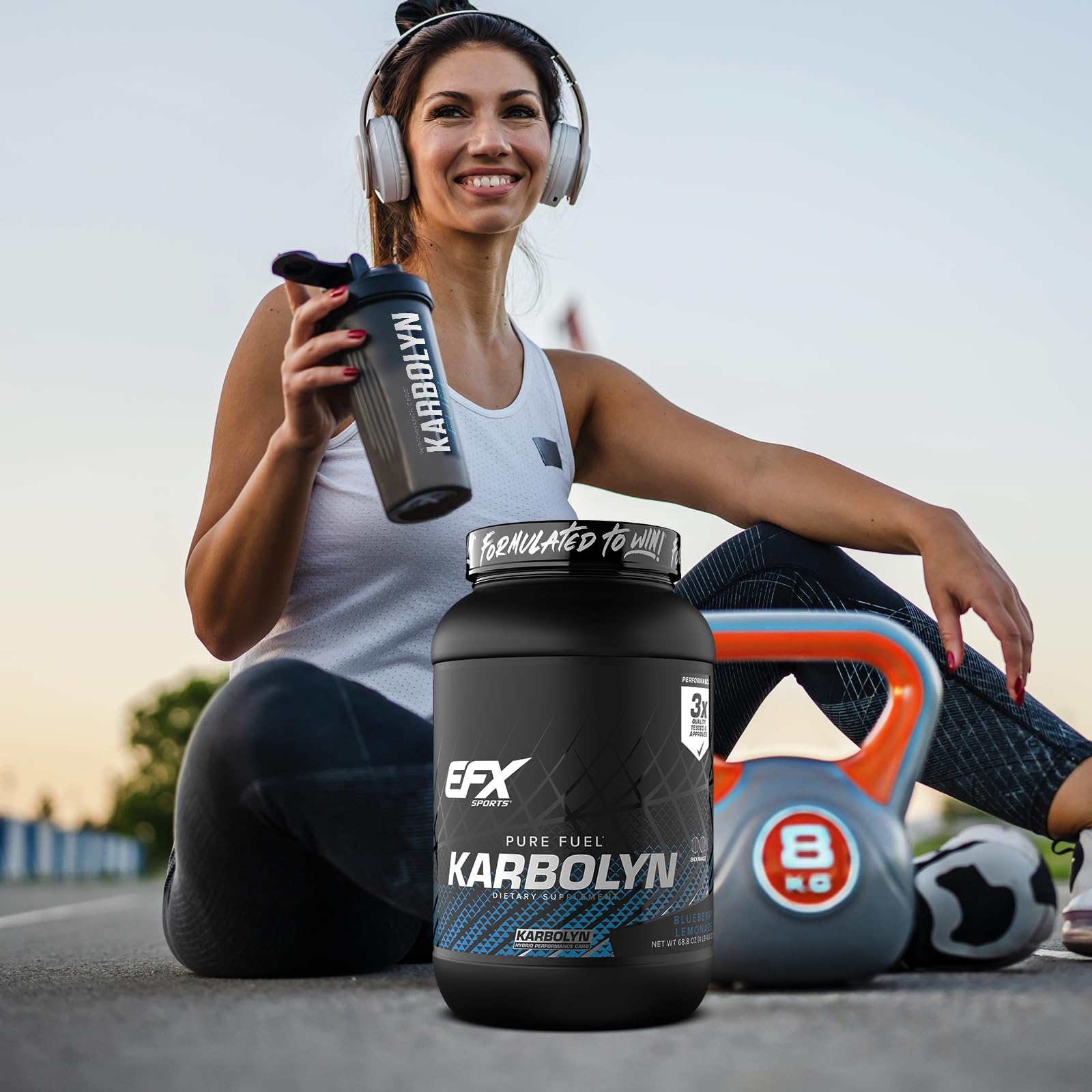 EFX Sports Karbolyn ingredientes base patata arroz maíz, beneficio natural
