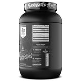 Primer plano de la lista de ingredientes de Karbolyn Hydrate EFX Sports para transparencia