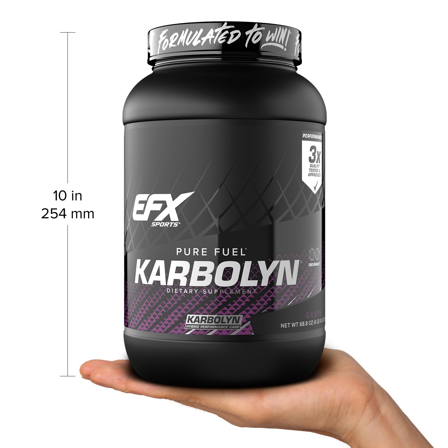 EFX Sports sello Informed-Sport visible, garantía de libre de sustancias prohibidas