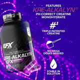 EFX Sports etiqueta con ingredientes y certificación Informed Sport