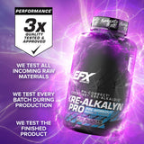 EFX Sports etiqueta con ingredientes y certificación Informed Sport clara