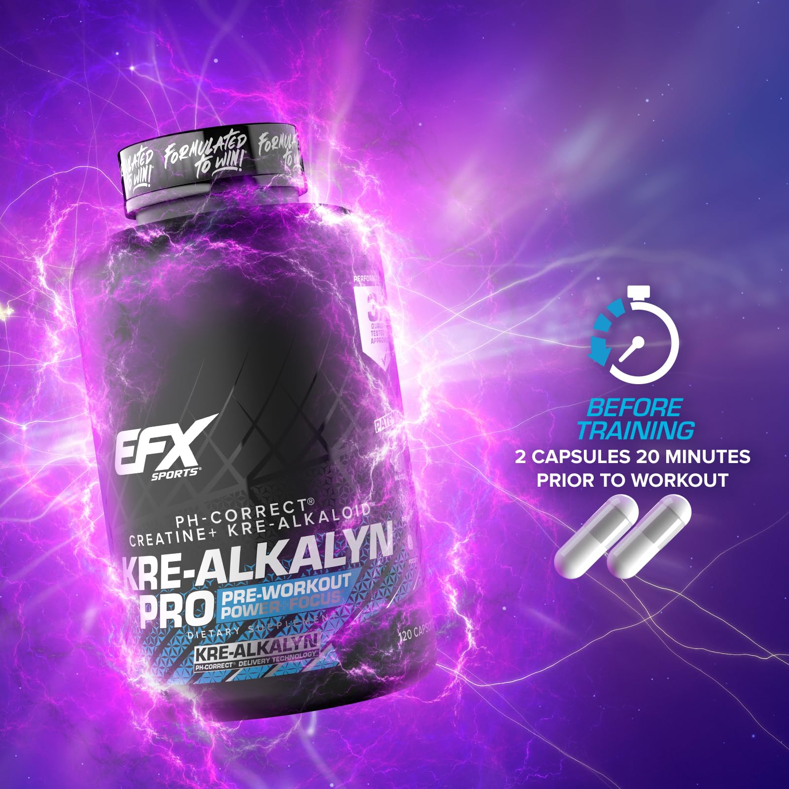 EFX Sports extractos de té (verde, negro, blanco) como apoyo energético