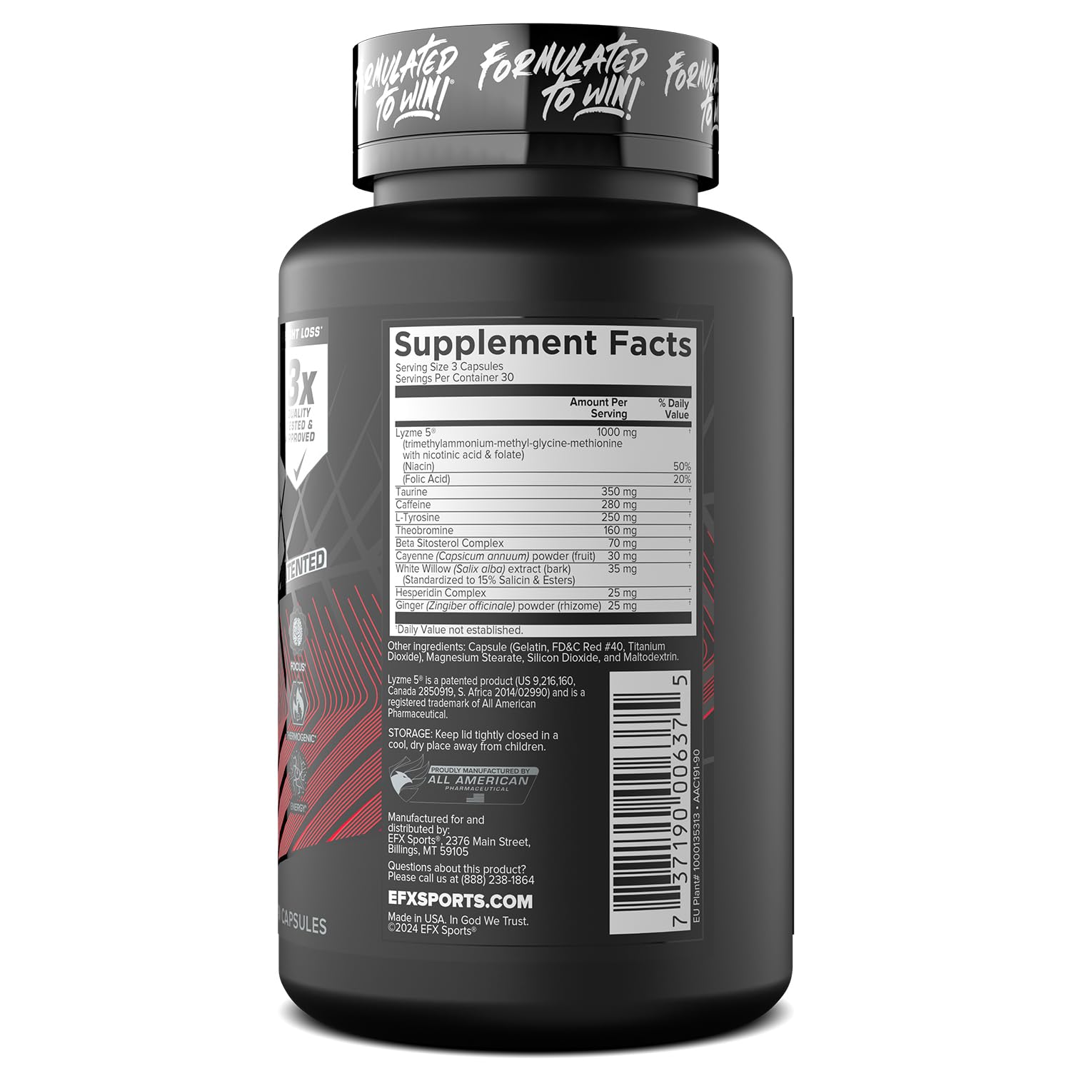 EFX Sports área de producción indicando control y triple verificación
