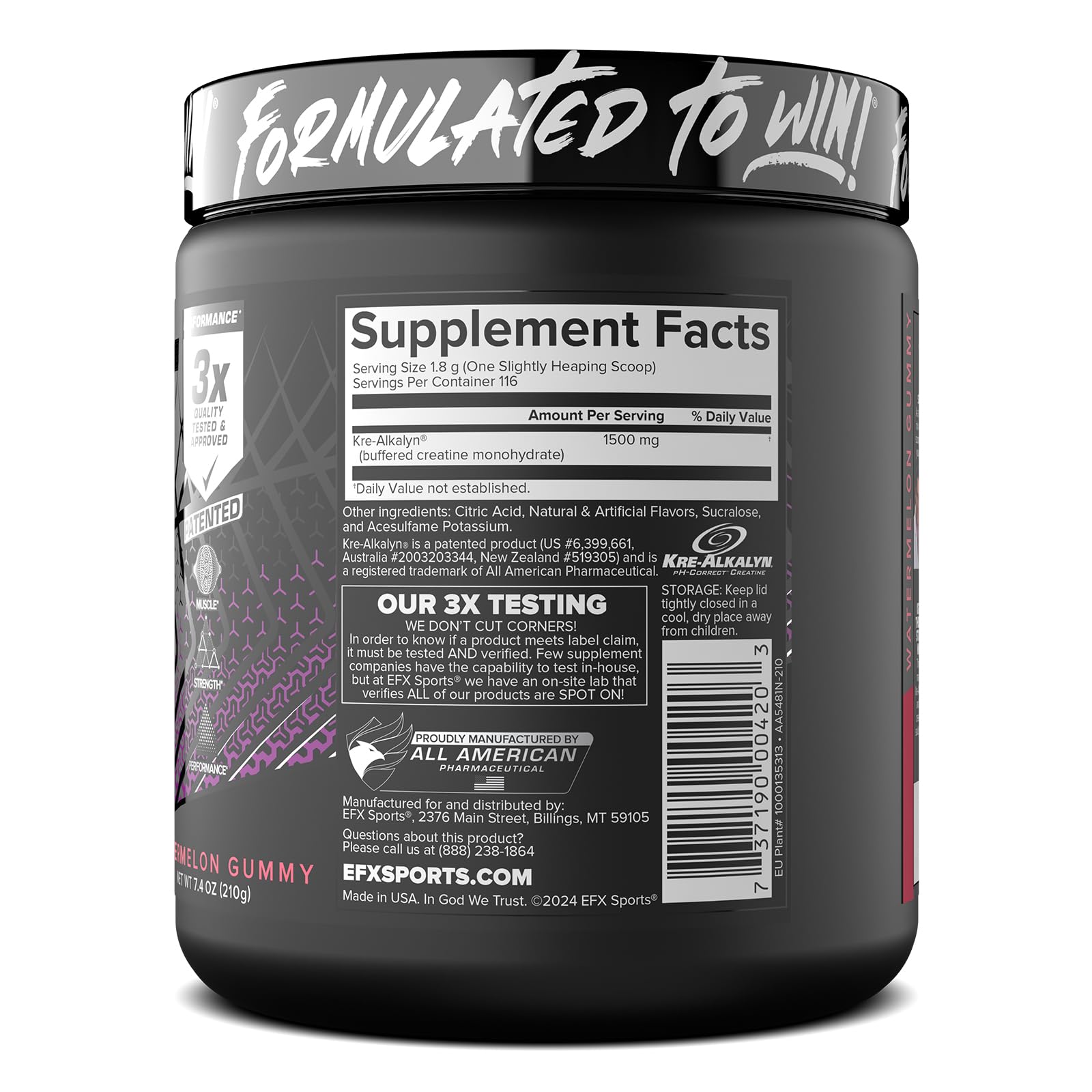 EFX Sports atleta preparando el suplemento antes de una sesión intensa