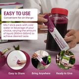 eHerbal PURE NATURE sobre en mano para comparar tamaño portátil