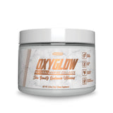 EHP Labs envase frontal de OxyGlow mostrando formato y marca
