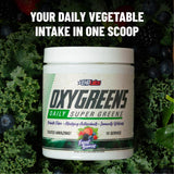 EHP Labs OxyGreens ingredientes espirulina y chlorella naturales