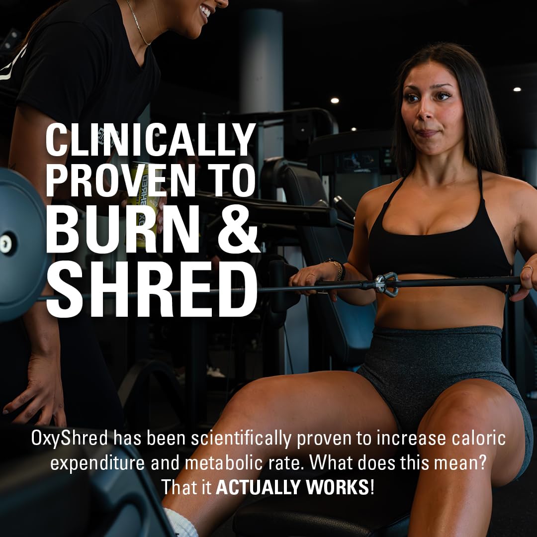 EHP Labs OxyShred envase con indicación 60 servicios para uso prolongado