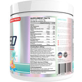 Caja y hoja informativa de OxyShred EHP Labs mostrando certificaciones y calidad