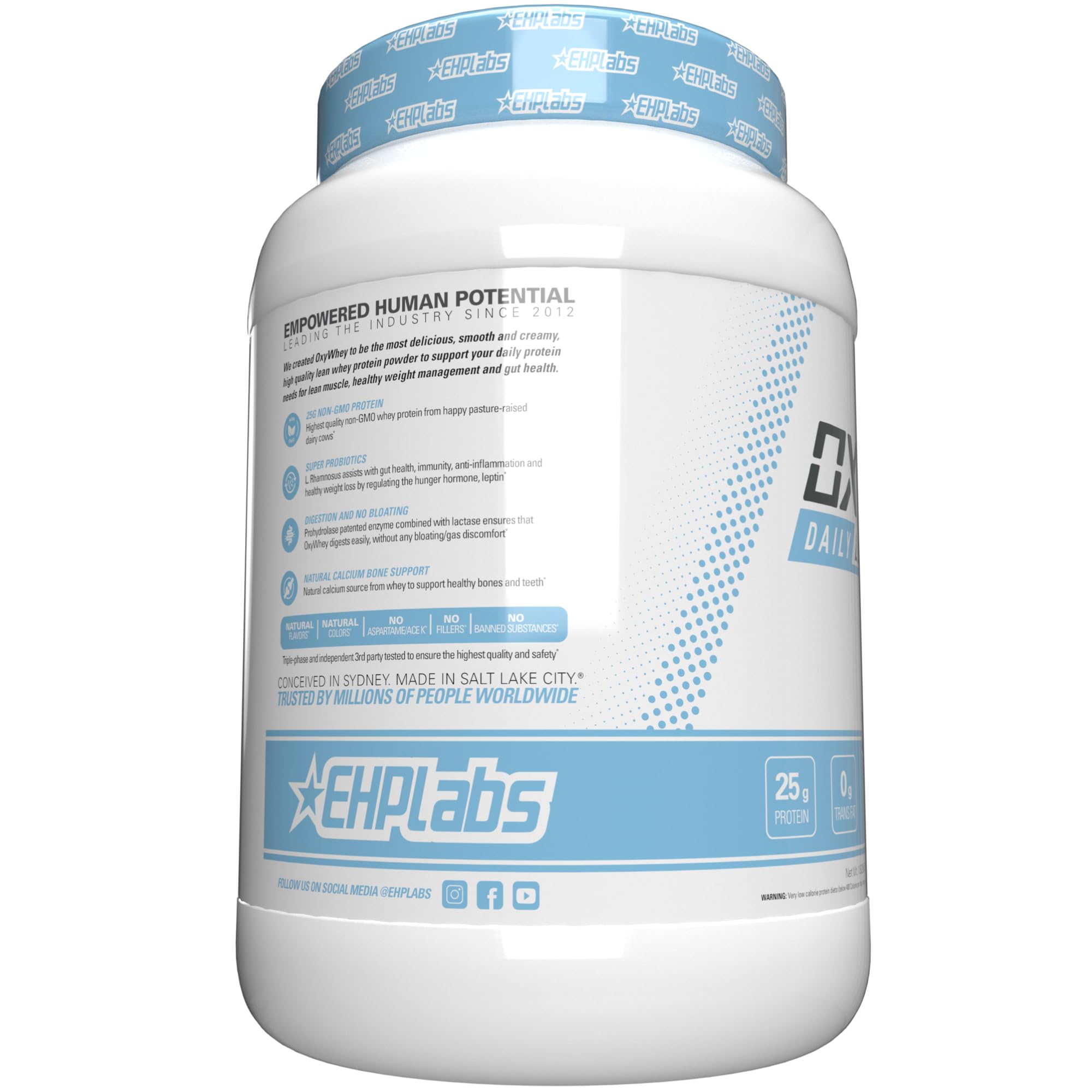 EHP Labs estilo de vida OxyWhey en cocina saludable, fácil integración en tu día