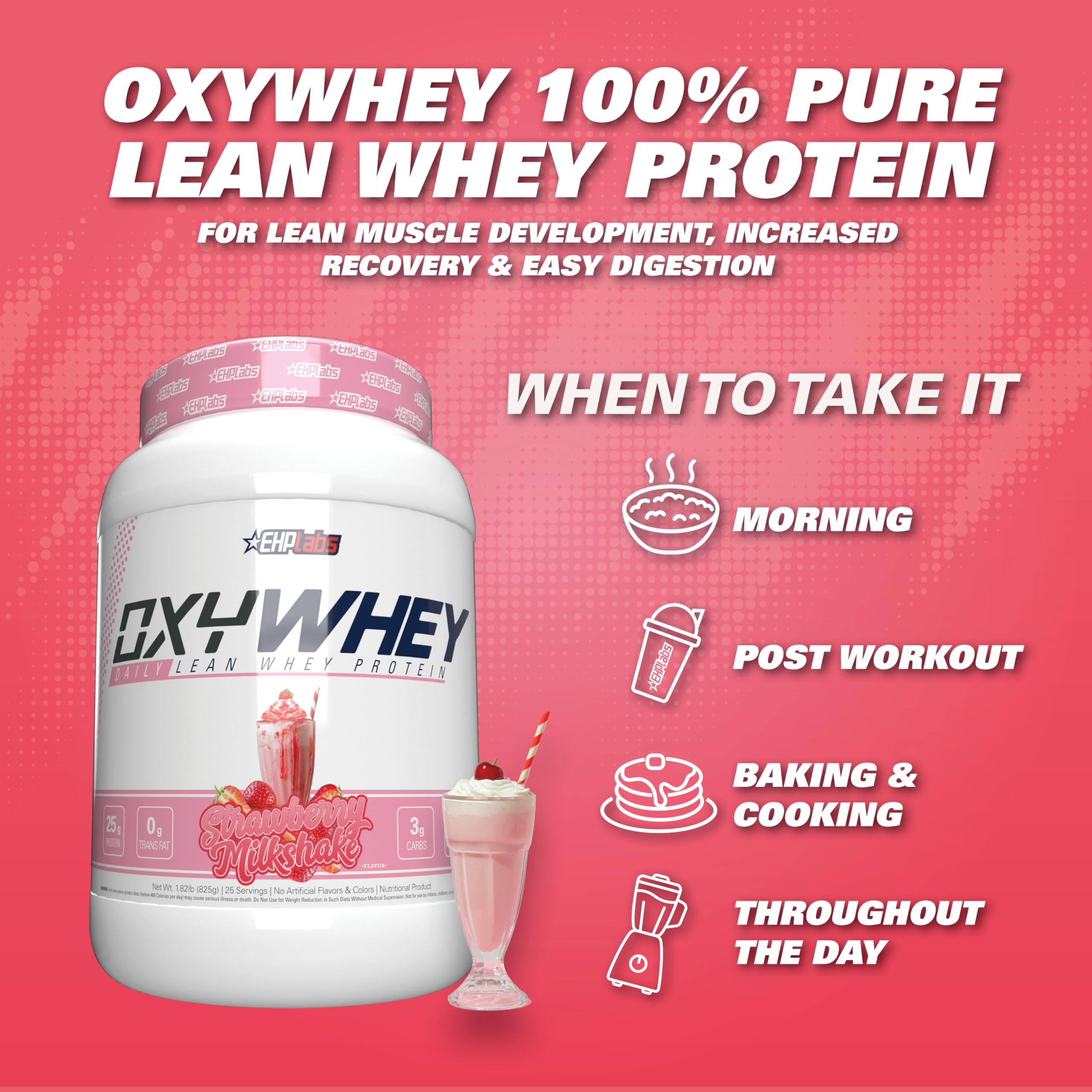EHP Labs OxyWhey certificado GMP Made in USA garantizando calidad de fabricación
