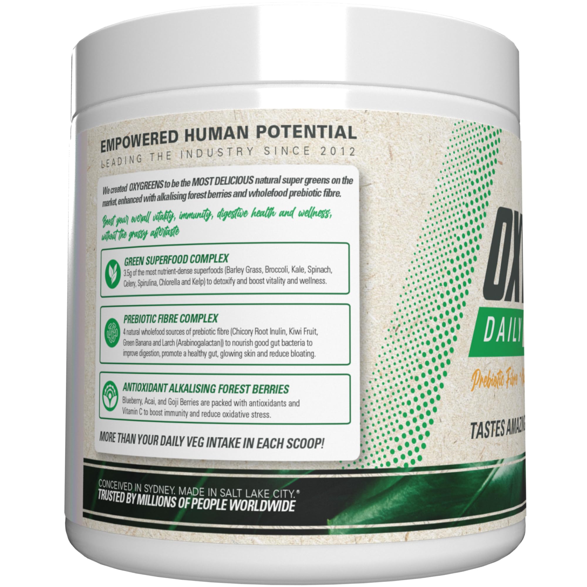 EHP Labs OxyGreens uso en cocina matutina, integración fácil en la rutina diaria