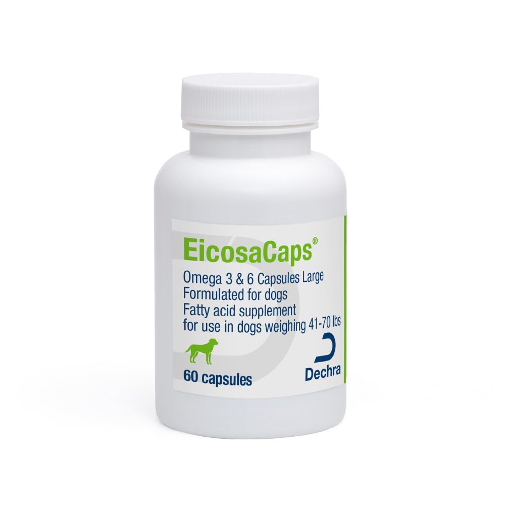 EicosaCaps frasco frente mostrando diseño y cantidad útil