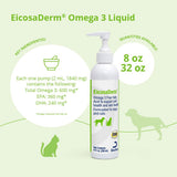EicosaDerm textura del aceite en primer plano útil para mezclar alimentos