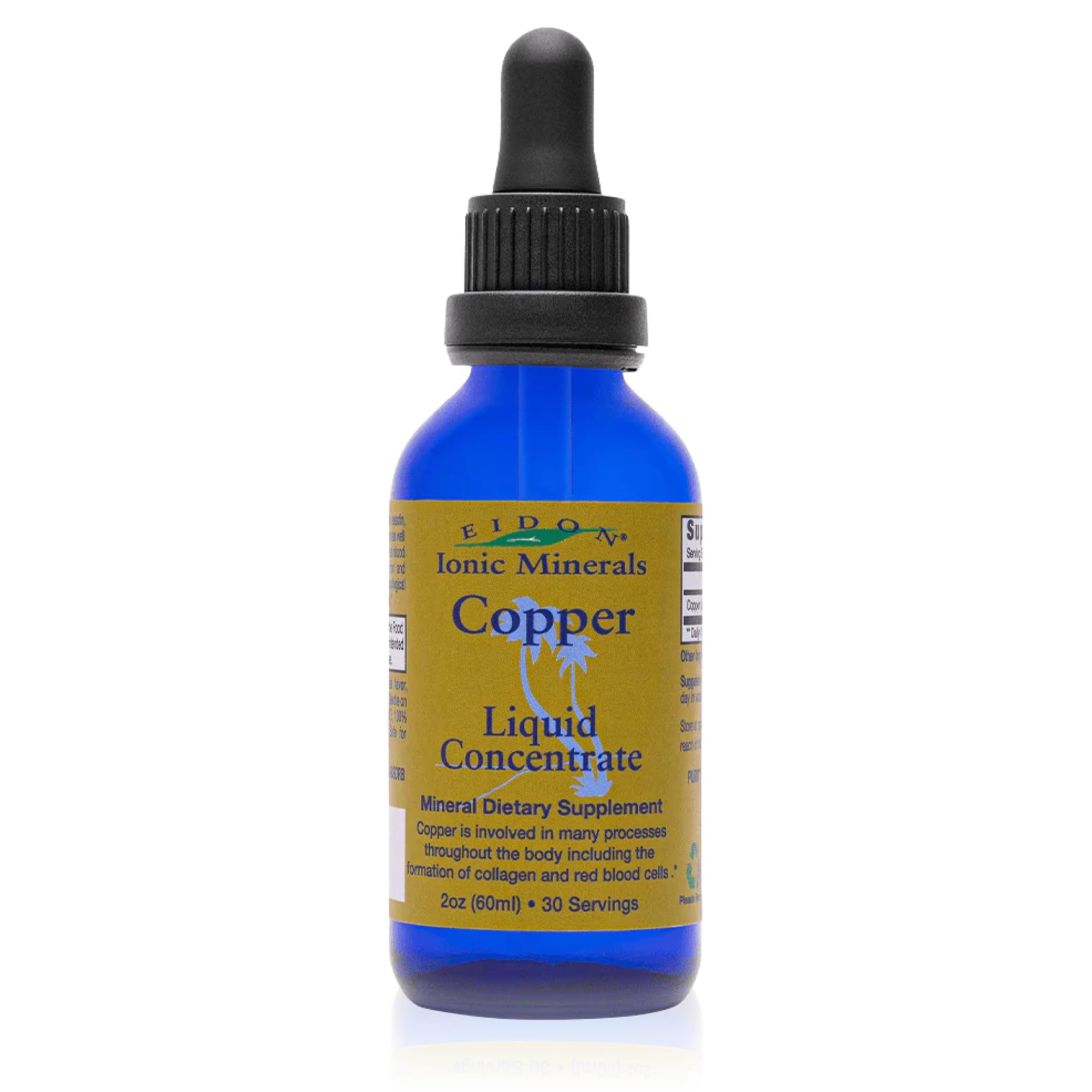 Eidon Ionic Minerals botella frontal mostrando formato y pureza