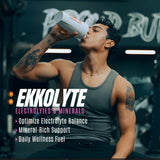 Ekkovision Ekkolyte bebida preparada en vaso, refresca y repone minerales