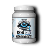 Ekkovision creatina envase frontal mostrando 100 raciones y sabor Blue Razz