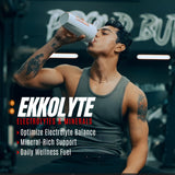 Ekkovision Ekkolyte etiqueta con ingredientes y contenido de magnesio visible