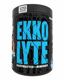 Ekkovision Ekkolyte frente del envase mostrando etiqueta y sabor blue raspberry, facilita elección rápida
