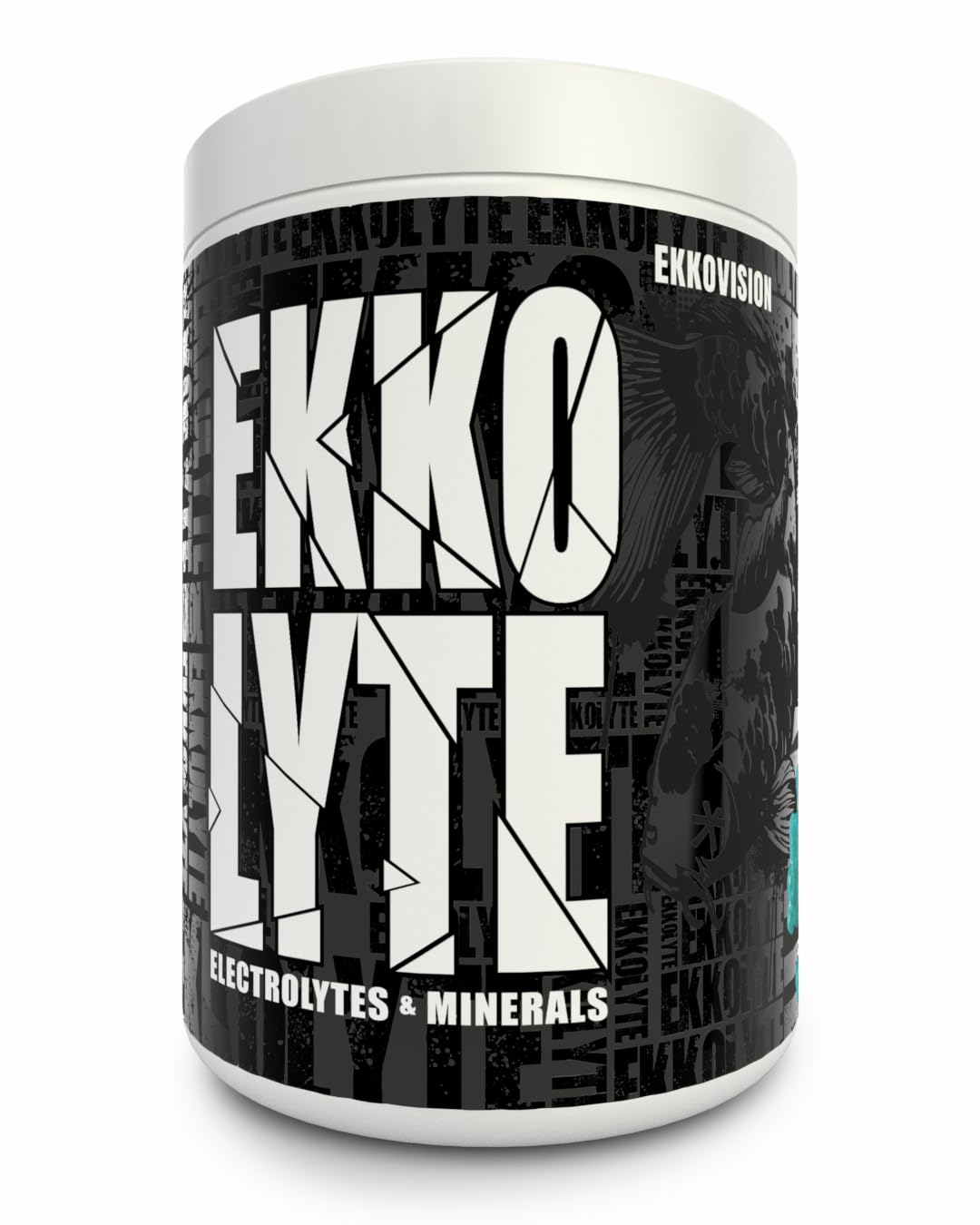 Ekkovision envase frontal Glacier Gummy mostrando etiqueta clara y beneficios