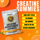 Ekkovision detalle de textura de gomitas con evidencia de sabor cítrico