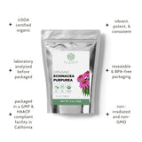 Elanen Naturals etiqueta con certificación USDA y confianza de origen