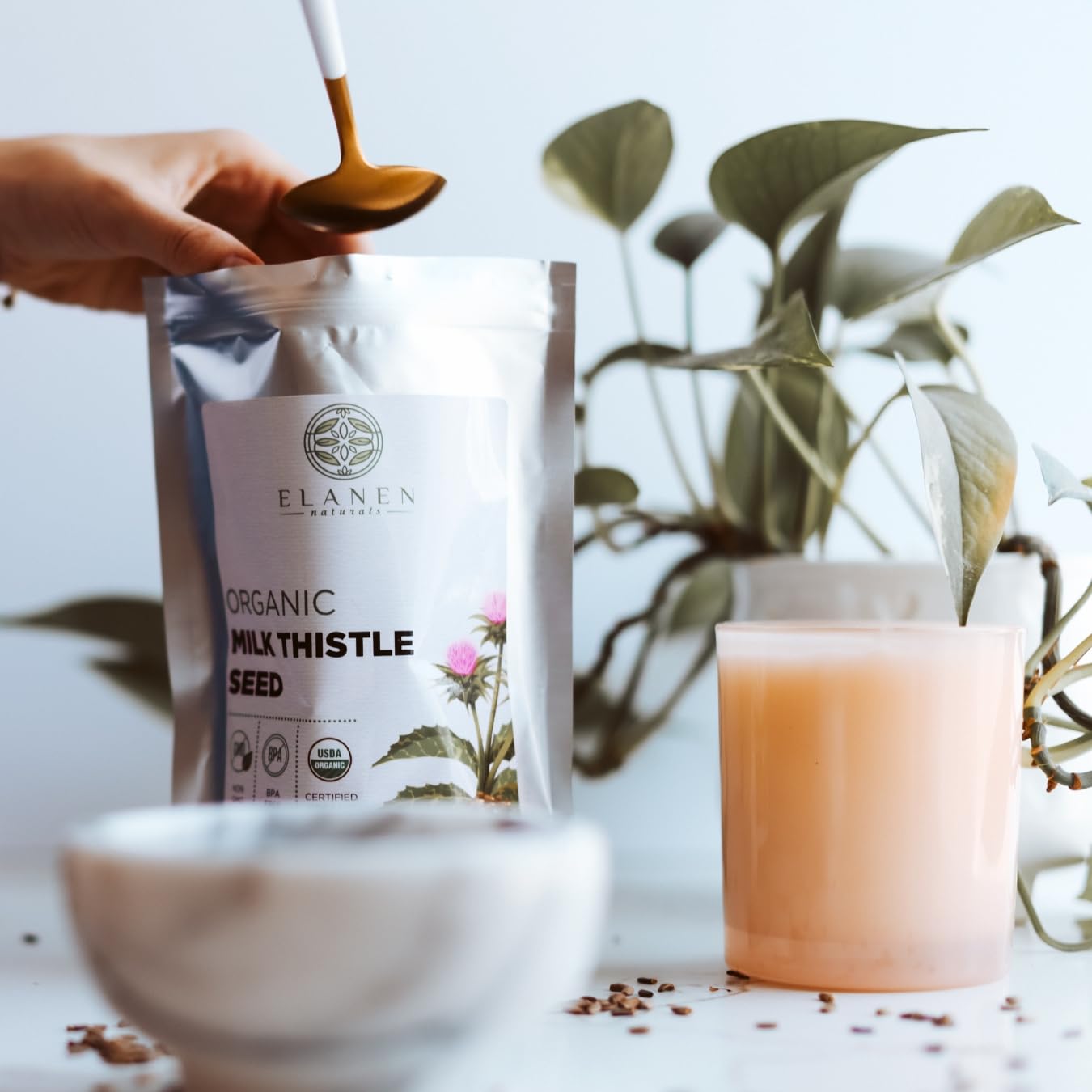 Elanen Naturals frasco hermético con semillas, conservación prolongada