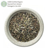Elanen Naturals textura de hojas y flores cortadas para infusión