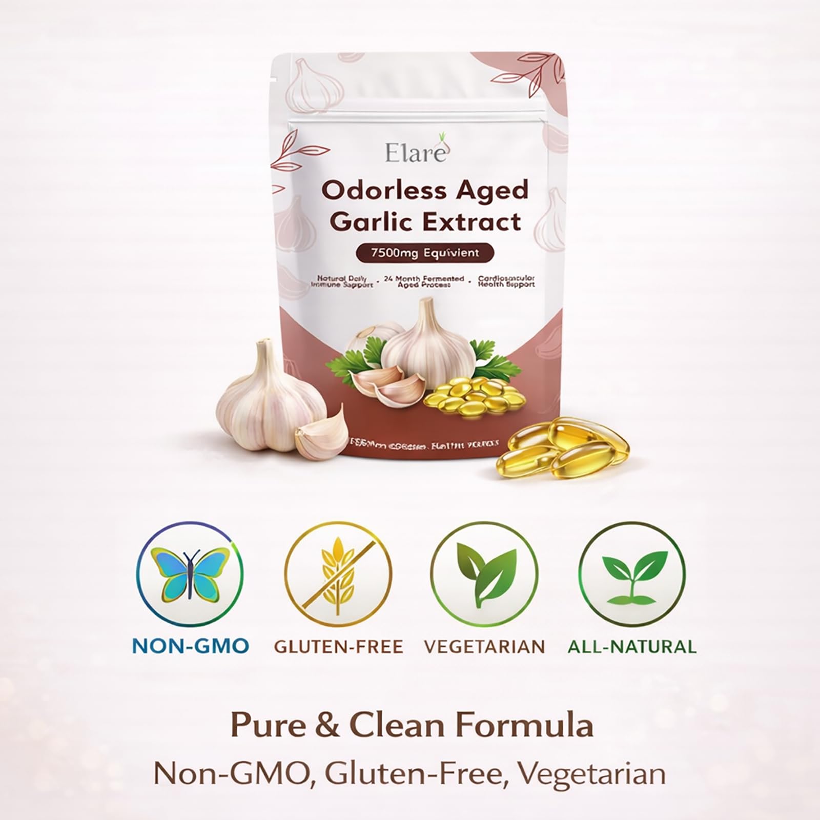 Elare etiqueta nutricional en foco, beneficio: información clara de ingredientes