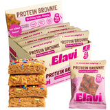 Elavi paquete frontal mostrando las 8 unidades y beneficios de proteína