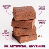 Elavi brownie envuelto individualmente para llevar y uso práctico
