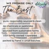 Elderwise Organics escenario en cocina demostrando uso práctico y familia