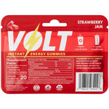 Gomita Volt en primer plano mostrando textura y color, Eldurvael ofrece energía rápida