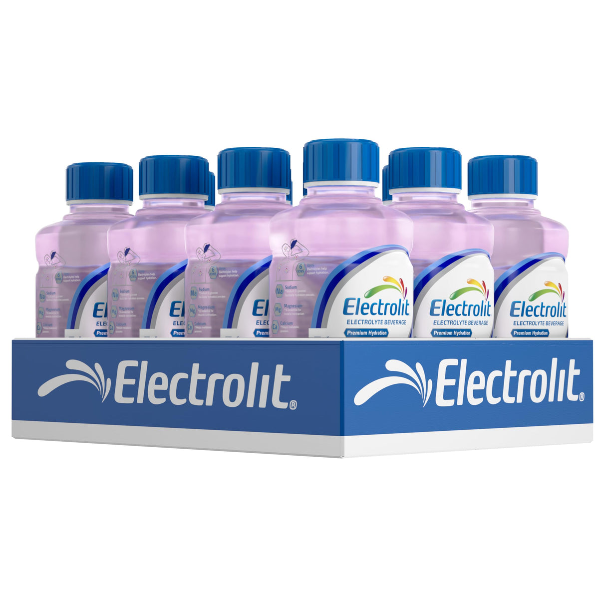 Electrolit botella frontal Berry Bliss mostrando diseño y frescura
