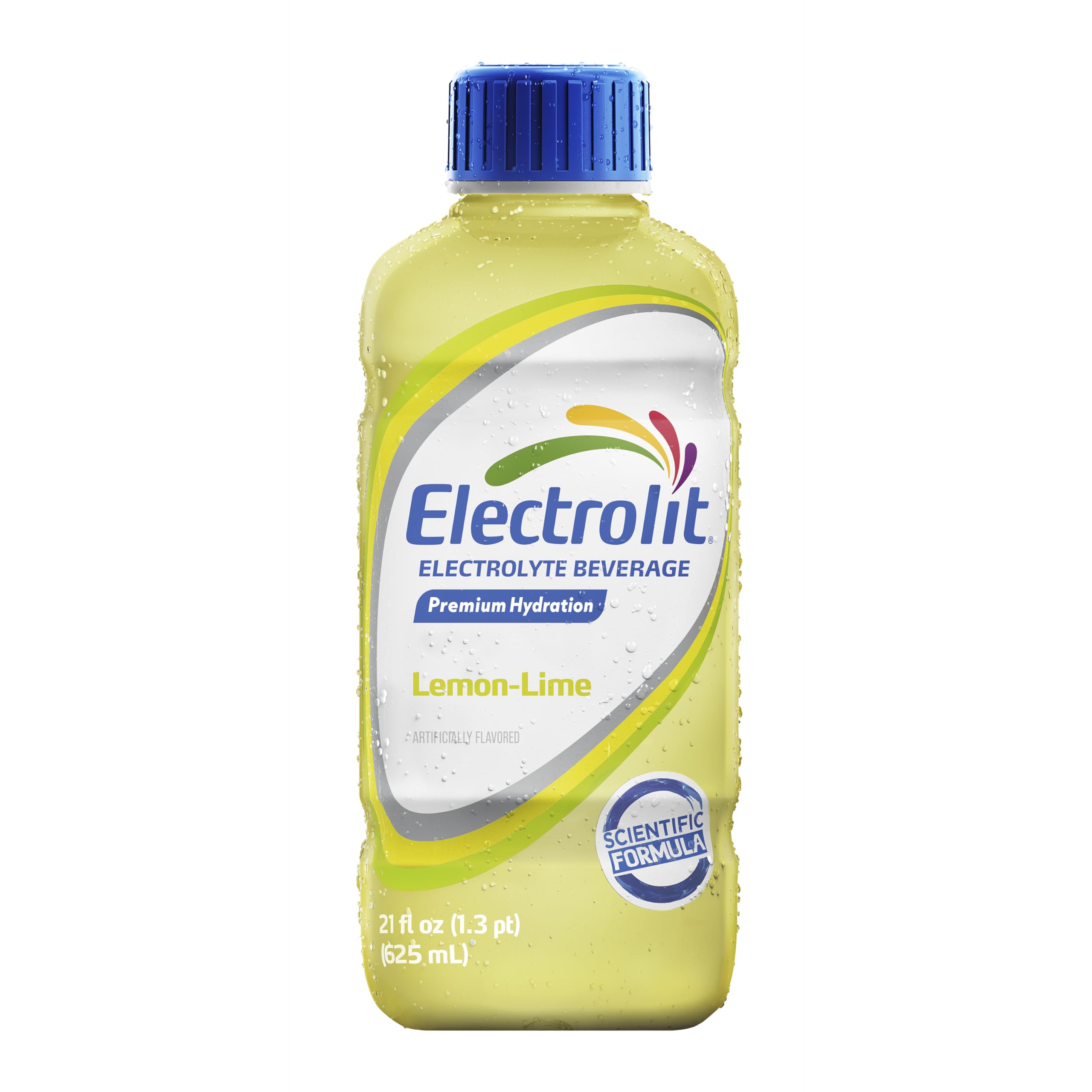 Electrolit primer plano de la etiqueta con información de electrolitos y beneficios