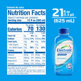 Electrolit etiqueta con información nutricional y beneficios de electrolitos
