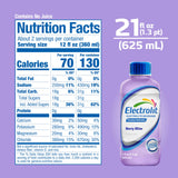 Electrolit etiqueta nutricional en primer plano con información clara