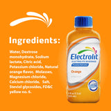 Pack de 12 botellas Electrolit Naranja dispuesto en mesa, beneficio suministro para eventos