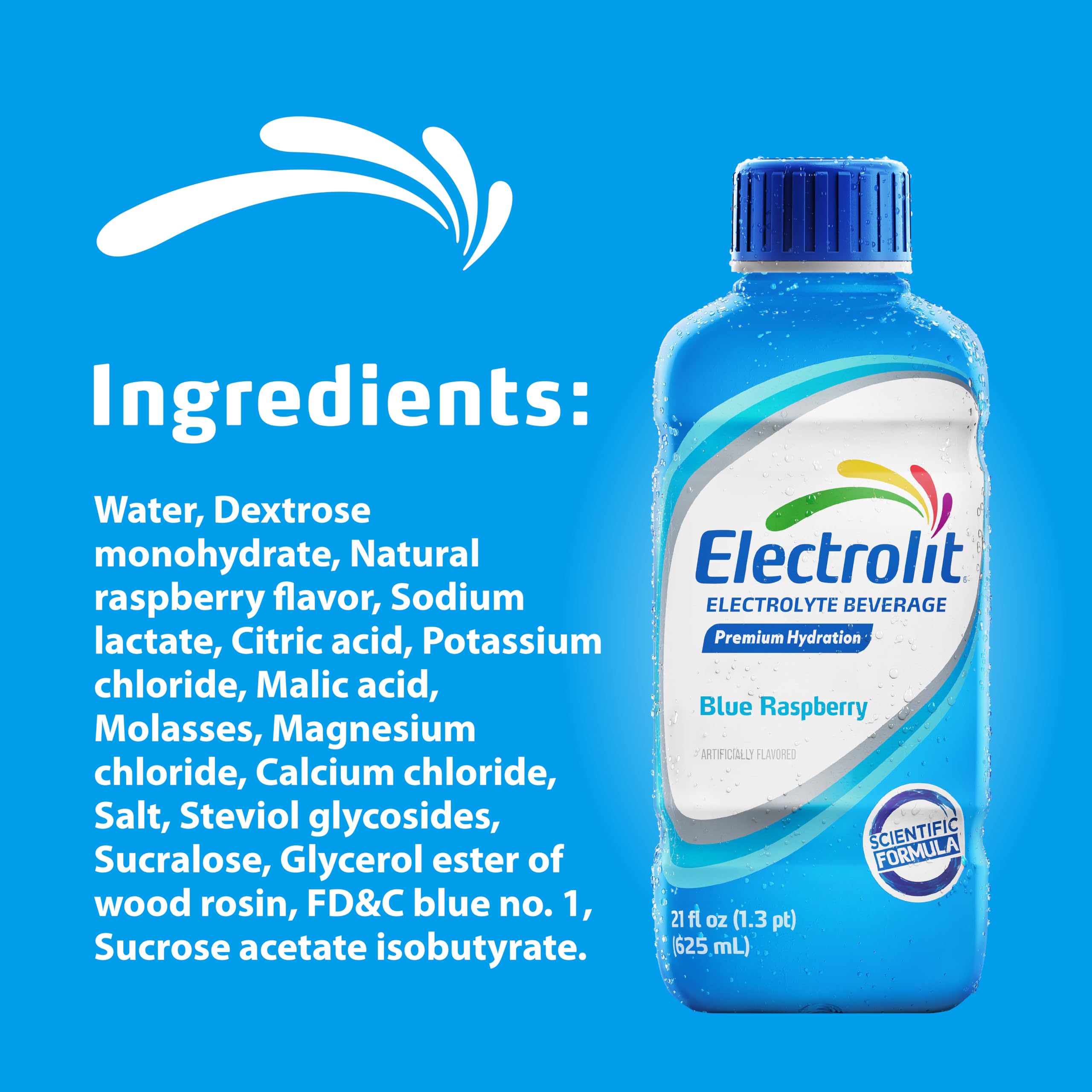 Electrolit pack de 12 botellas en superficie para almacenamiento y provisión
