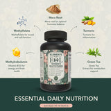 Elements of LIfe etiqueta nutricional cercana mostrando formas metiladas