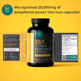 Eleva Nutrition imágenes de bergamota y origen italiano mostrando ingredientes premium