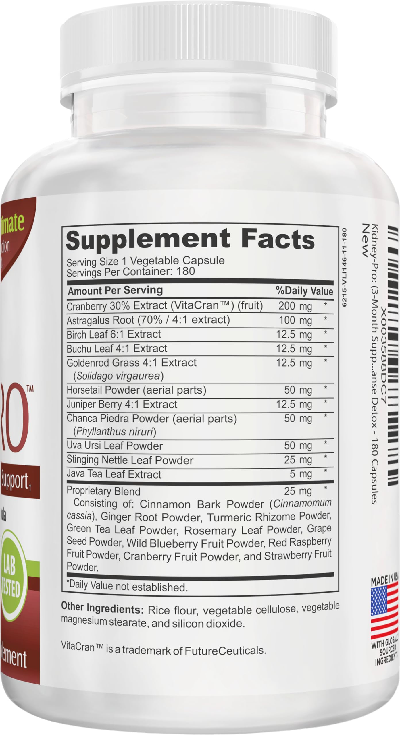Elevate Recovery Supplements cápsulas Kidney-Pro detalle de textura y fácil ingestión