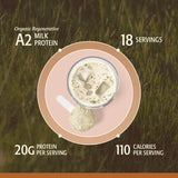 ELEVATE ORGANIC cuchara con porción de 20 g para fácil medición