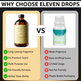 ELEVEN DROPS cardamomo e iris representación de notas aromáticas
