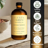 ELEVEN DROPS textura del aceite mostrando fluidez y calidad olfativa