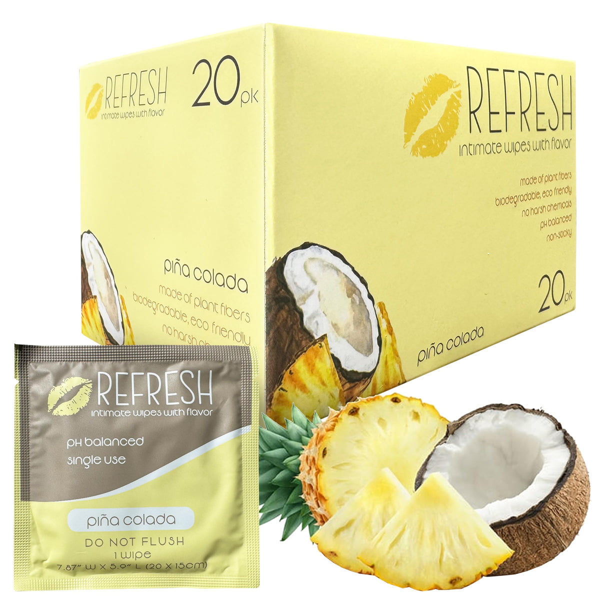 ELITE ATHLETICS empaque frontal sabor Piña Colada mostrando 20 unidades y conveniencia