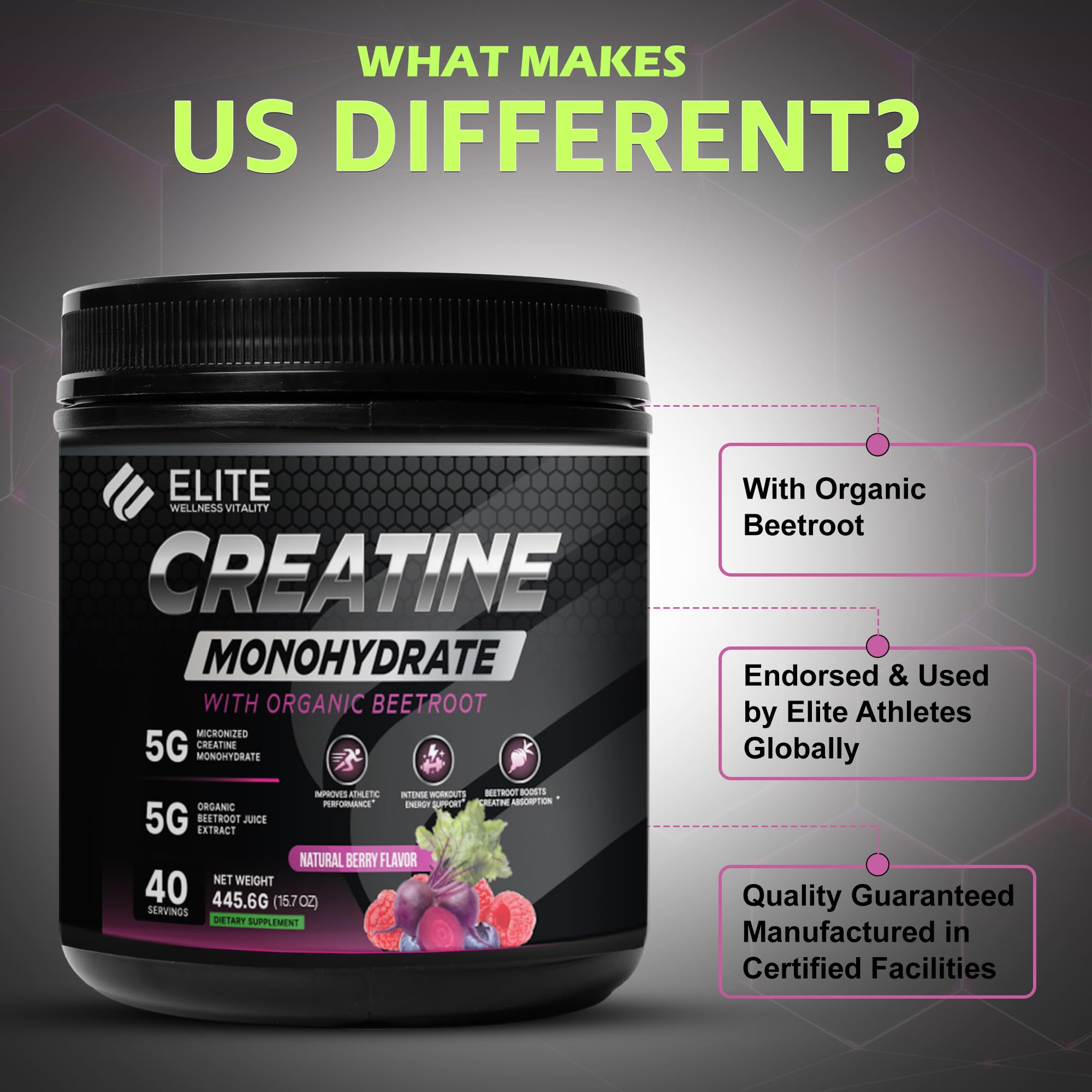 ELITE WELLNESS VITALITY atleta mezclando suplemento antes de entrenamiento