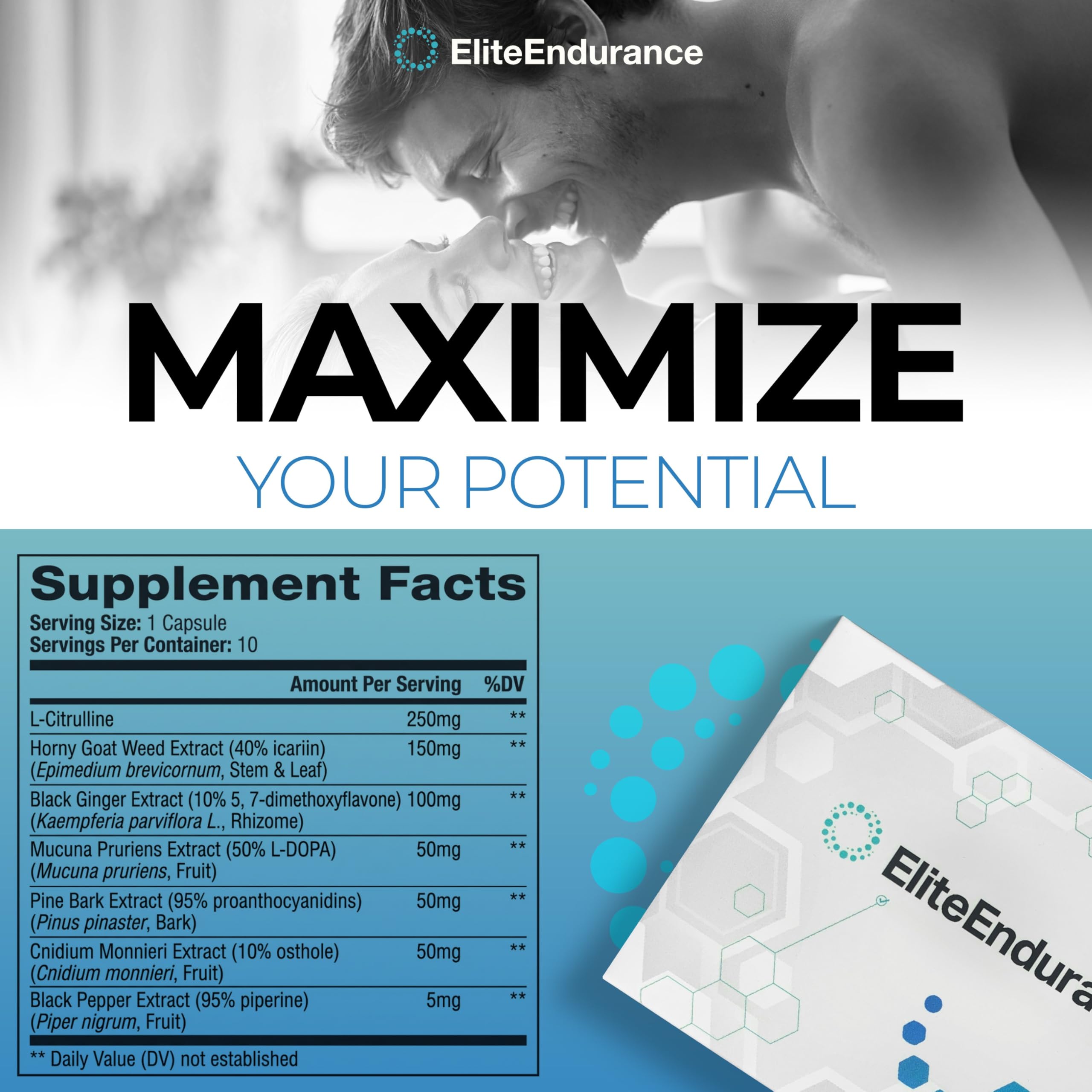 EliteEndurance producto en mano para apreciar tamaño y facilidad de uso