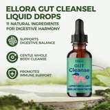 ELLORA gotas en superficie mostrando color y textura, beneficio de absorción rápida