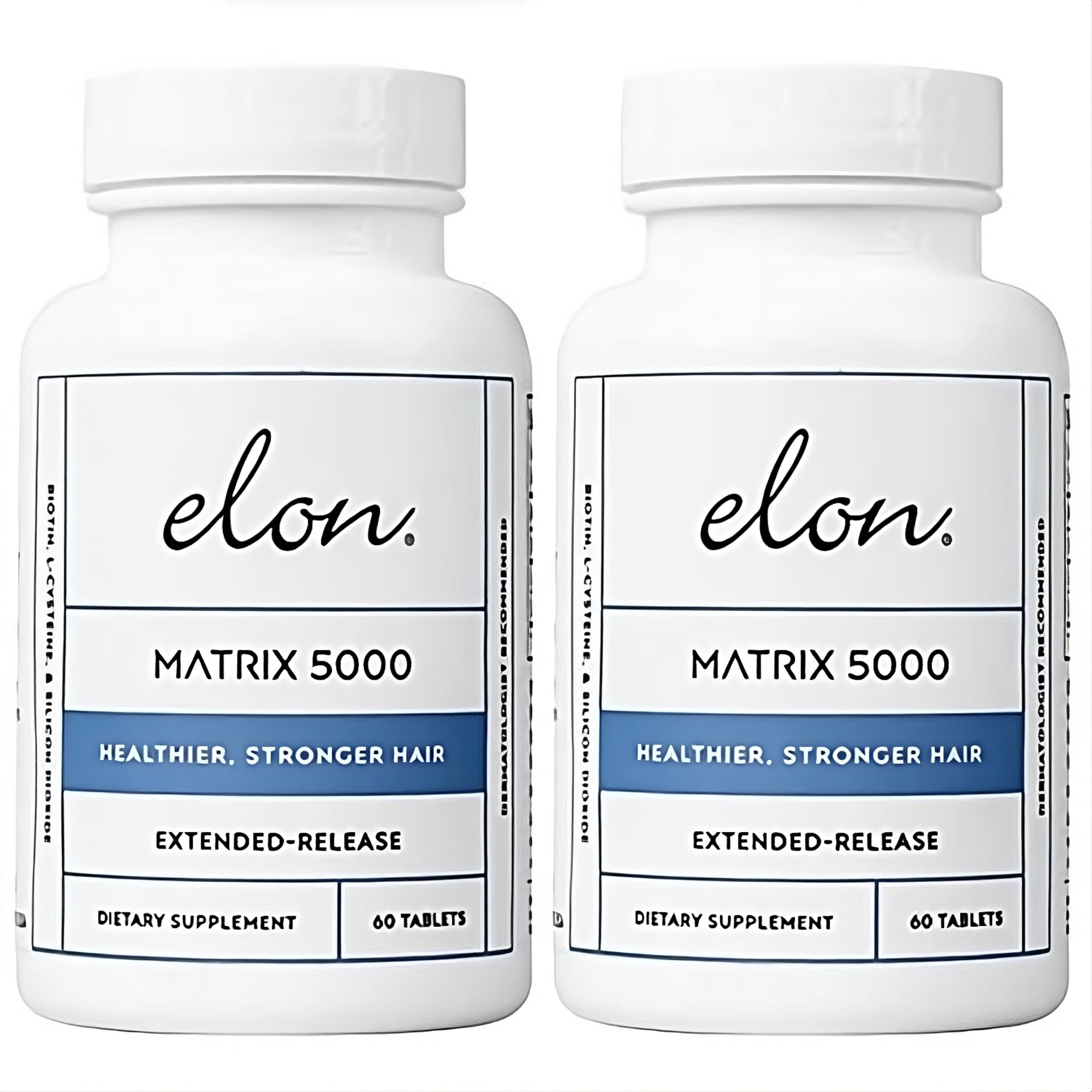 Elon Matrix 5000 vista frontal del frasco, producto confiable para cabello